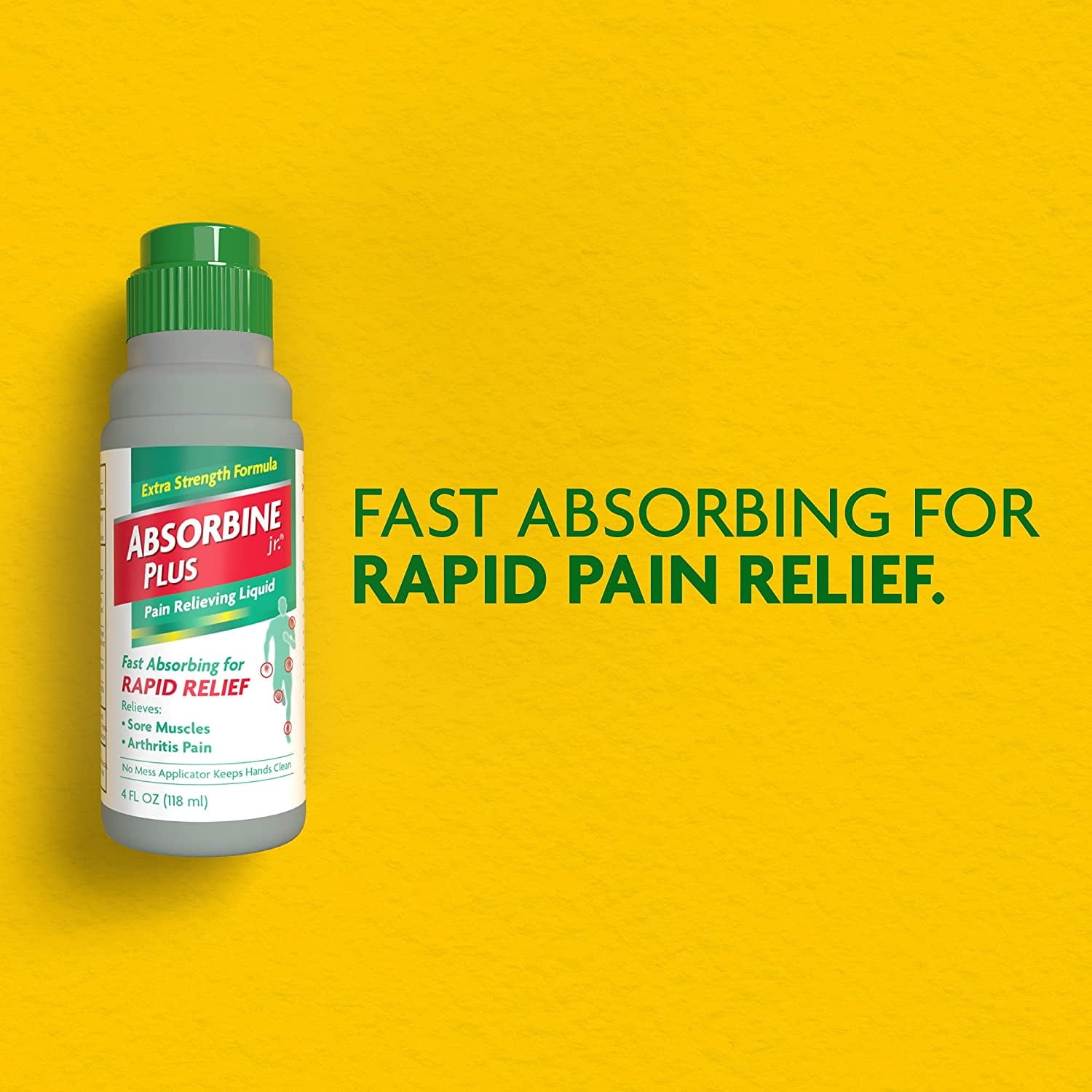 ABSORBINE JR PLUS PAIN RELIEF LIQ 4OZ