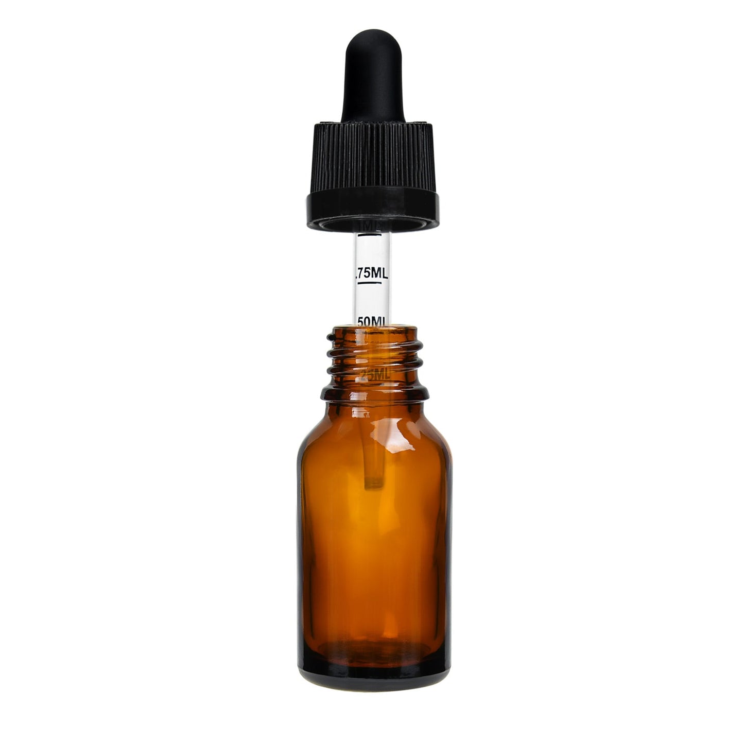AMBER ROUND GLASS DROPPER BTL 24X60ML DS