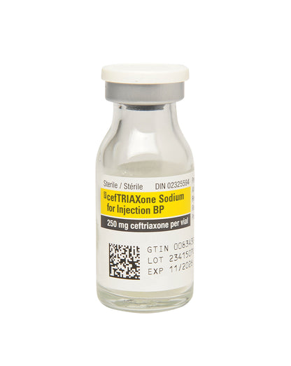 CEFTRIAXONE SODIUM PR 250MG