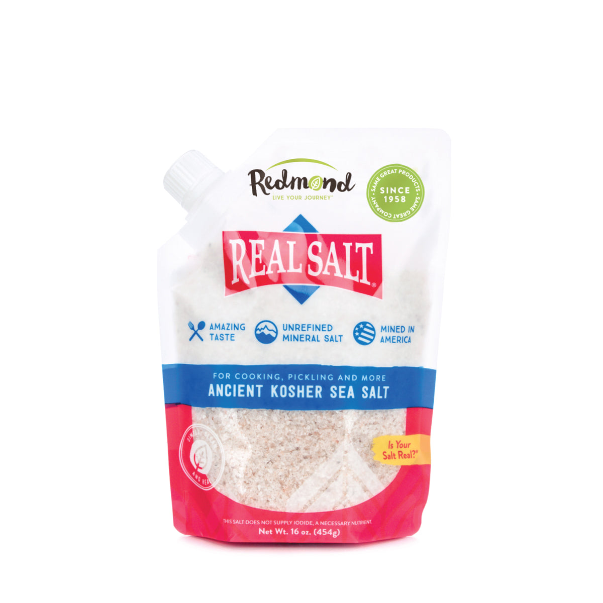 REAL SALT REAL SALT,POUCH,26 OZ