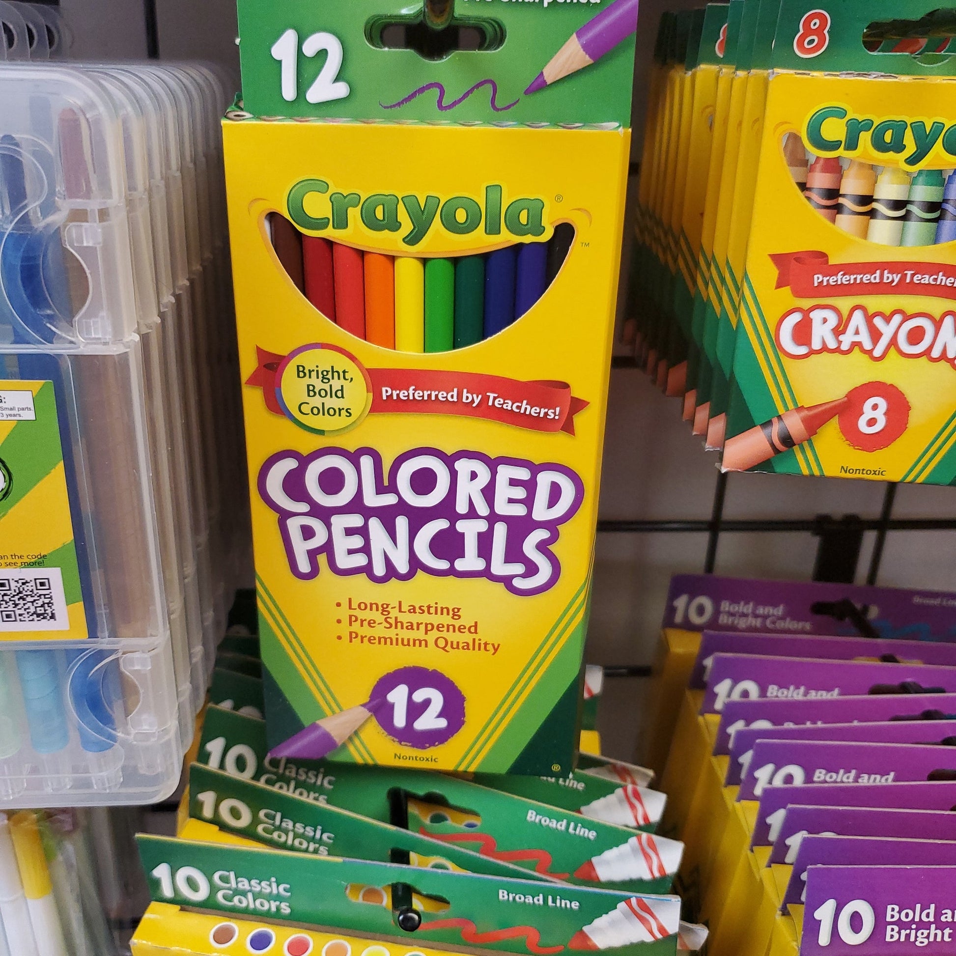 Crayola Short Colored Pencils, 12 count
