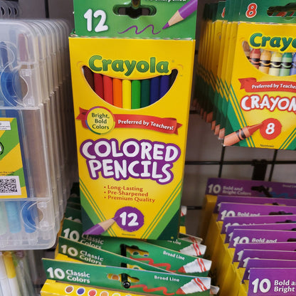 Crayola Short Colored Pencils, 12 count