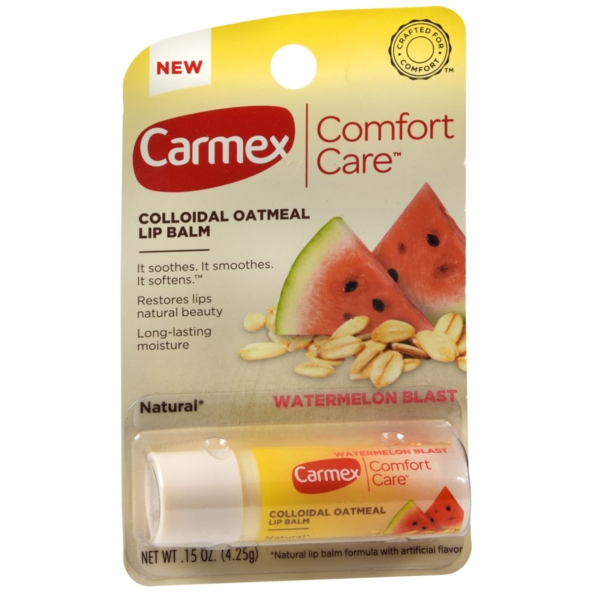 Carmex Lip Balm Stick Comfort Care Watermelon 2 Pack (6in)