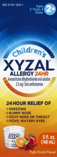 XYZAL OTC 24HR 5MG TABLET 10CT