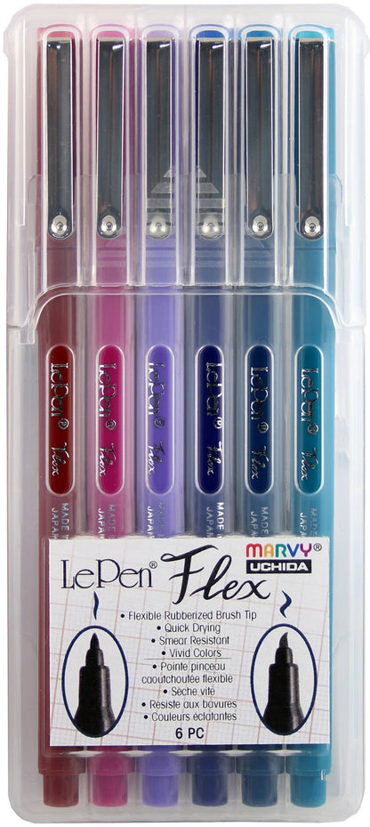 Uchida of America Jewel Le Pen Flex, 6 count
