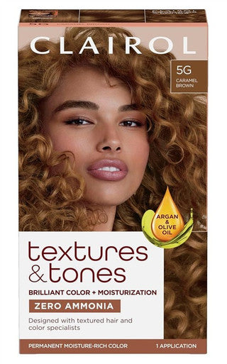 Clairol Text & Tone Kit #5G Caramel Brown