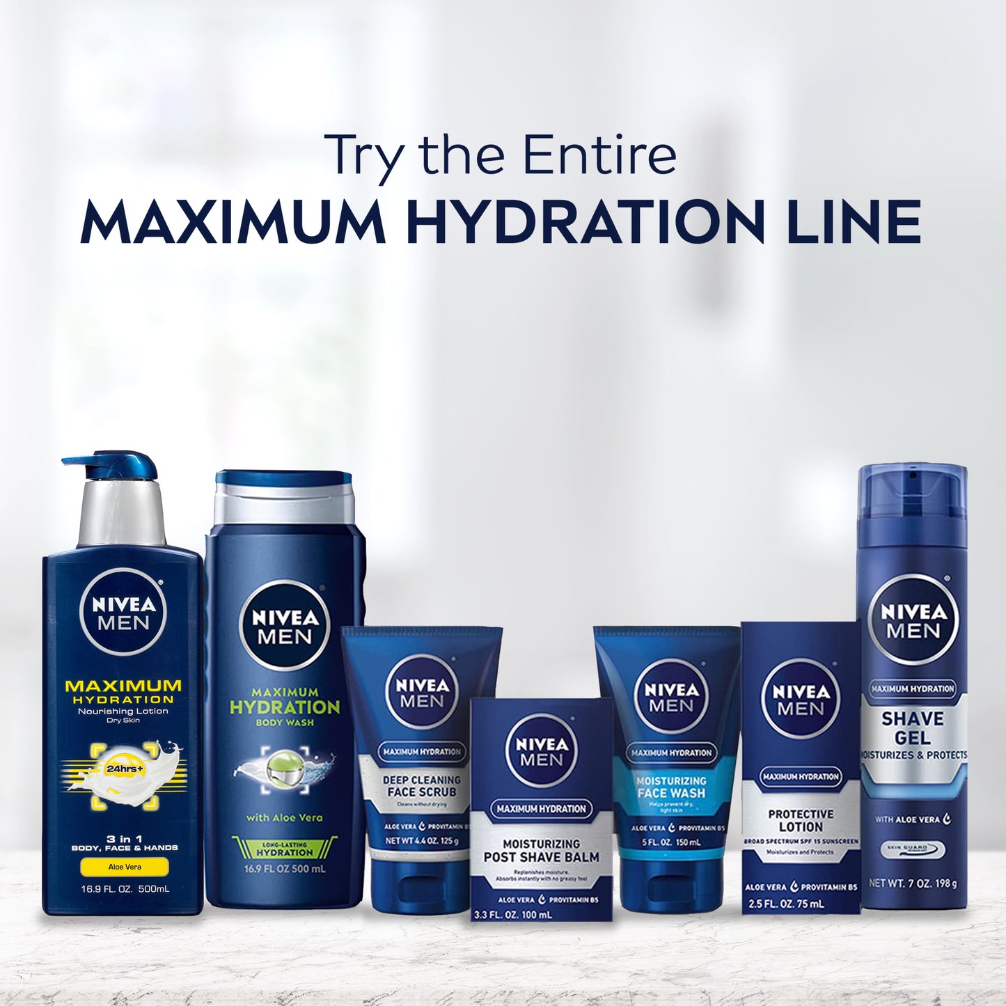 NIVEA FOR MEN ACT3 LQ 16.9OZ