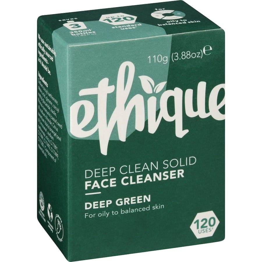 ETHIQUE FACE CLEANSER,DEEP GRN