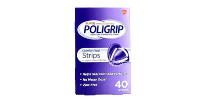 POLIGRIP SUPER COMFORT SEAL STRIP 40CT