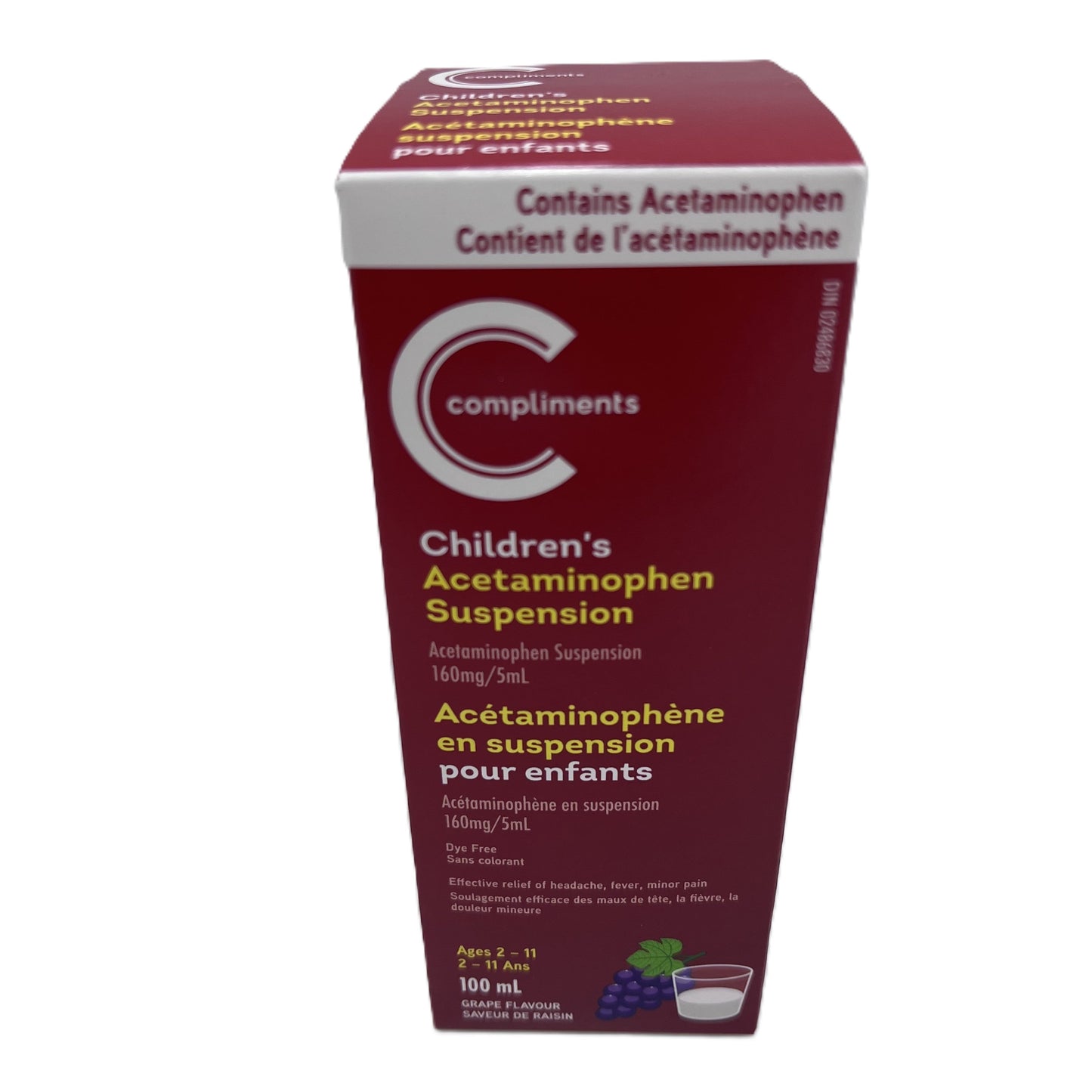 ACETAMINOPHEN 80MG-2.5ML ORS GRAPE