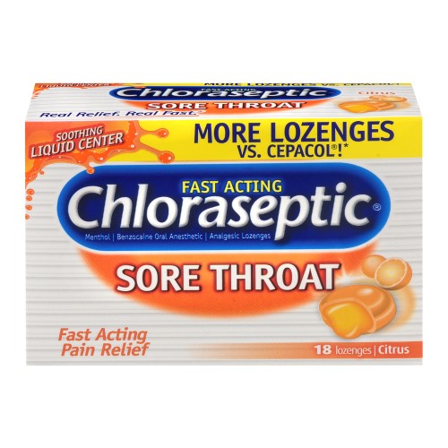 CHLORASEPTIC LZ 6-10MG 18 CITRUS