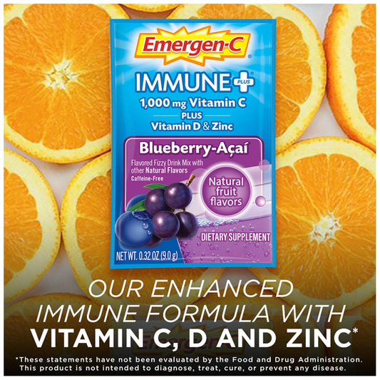 EMERGEN-C ENERGY+ BLUEBRRY ACAI PWD 18CT