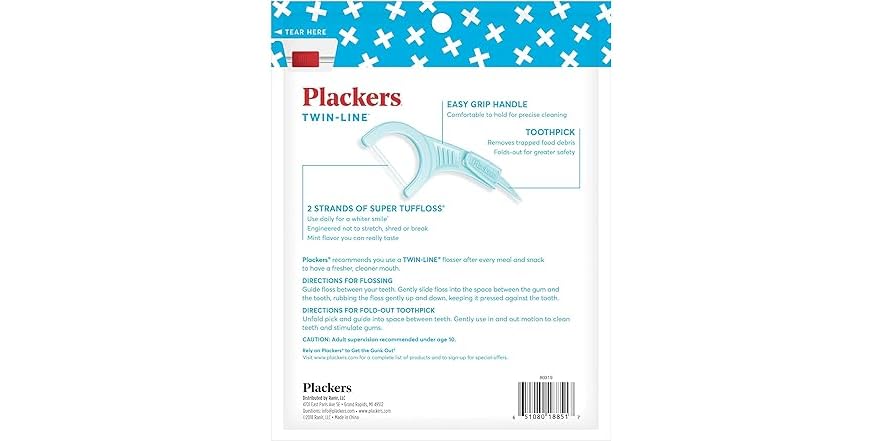 PLACKERS FLOSSER 75 TWIN LINE