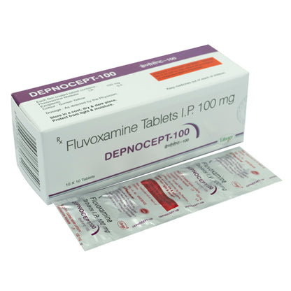 FLUVOXAMINE MALEATE CP 100MG 30ER