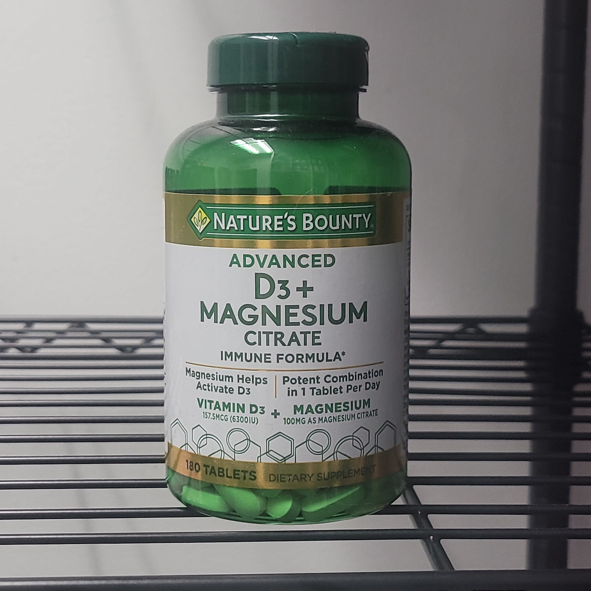VIT D3 ADV + MAG CIT TAB 90CT NAT BOUNTY