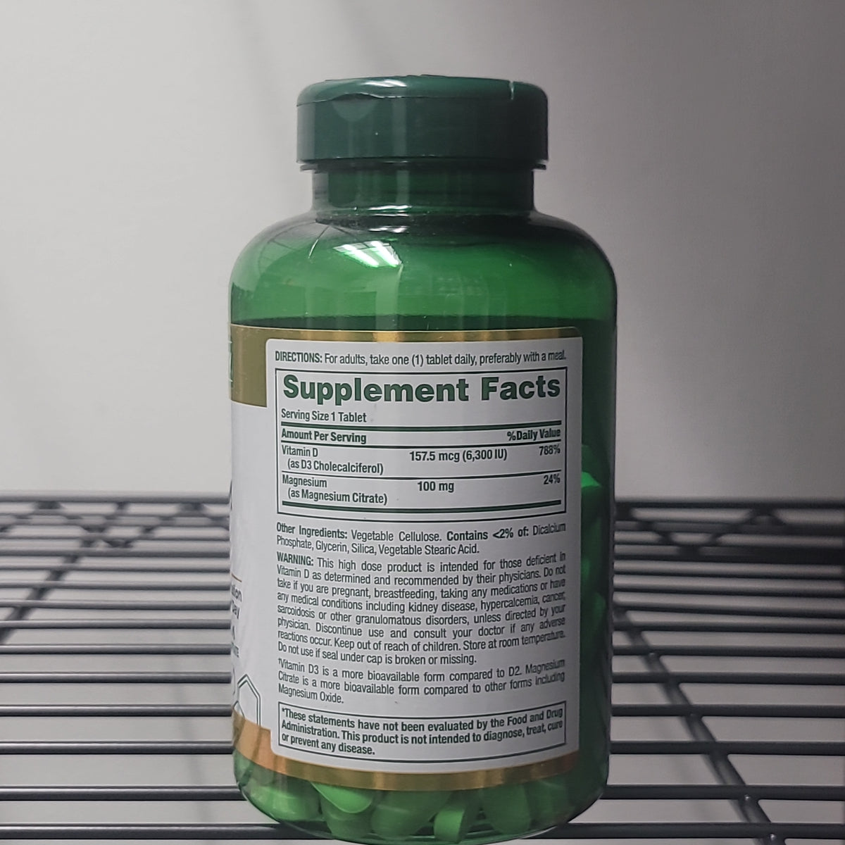 VIT D3 ADV + MAG CIT TAB 90CT NAT BOUNTY