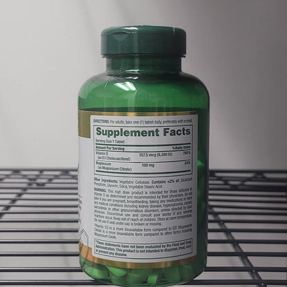VIT D3 ADV + MAG CIT TAB 90CT NAT BOUNTY