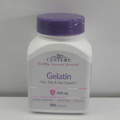 GELATIN 600MG CAP 100CT 21ST CENTURY
