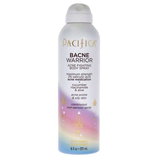 Pacifica Bacne Warrior Acne Fighting Body Spray, 6 fl oz