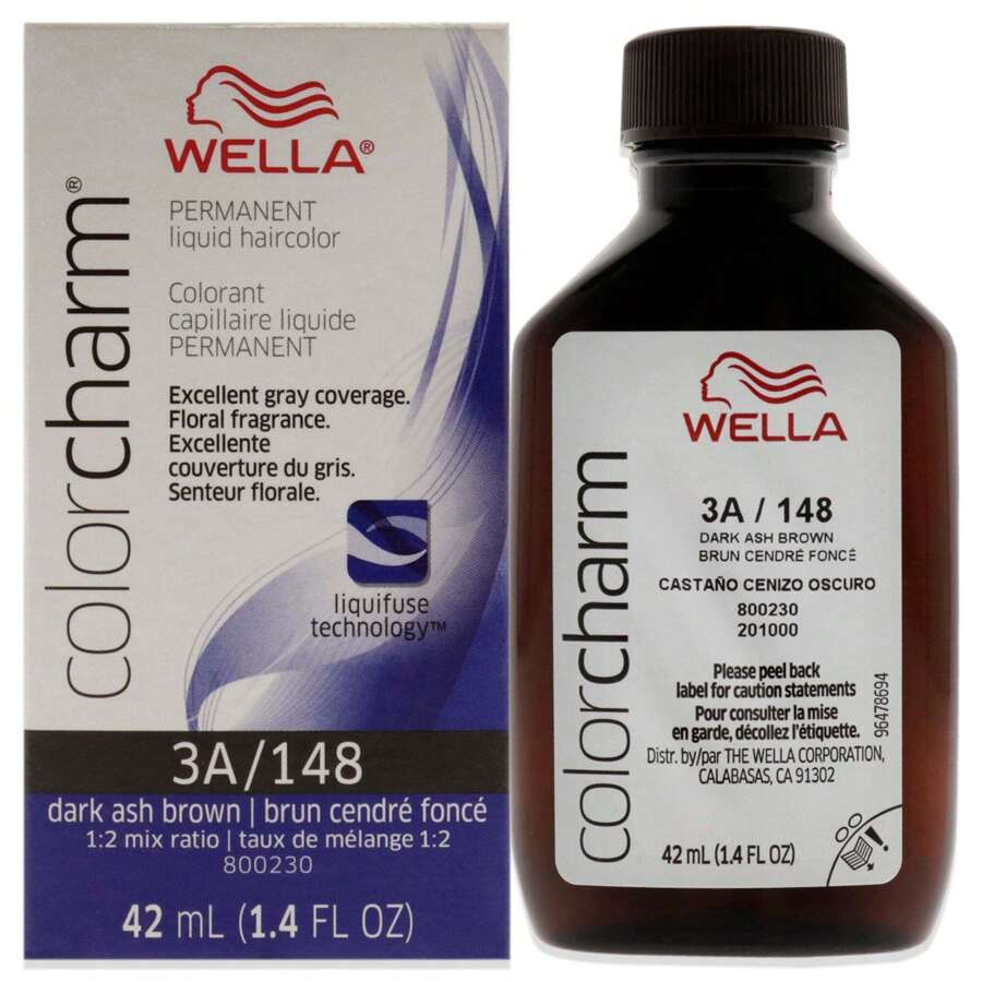 Wella Color Charm Liquid 3A/0148 Dark Ash Brown
