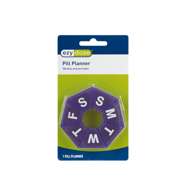 RAINBOW 7-SIDED PILL REMINDER
