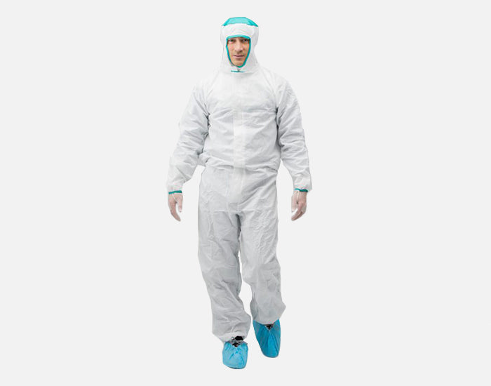 COVERALL W/HOOD XL STERILE 50 DS