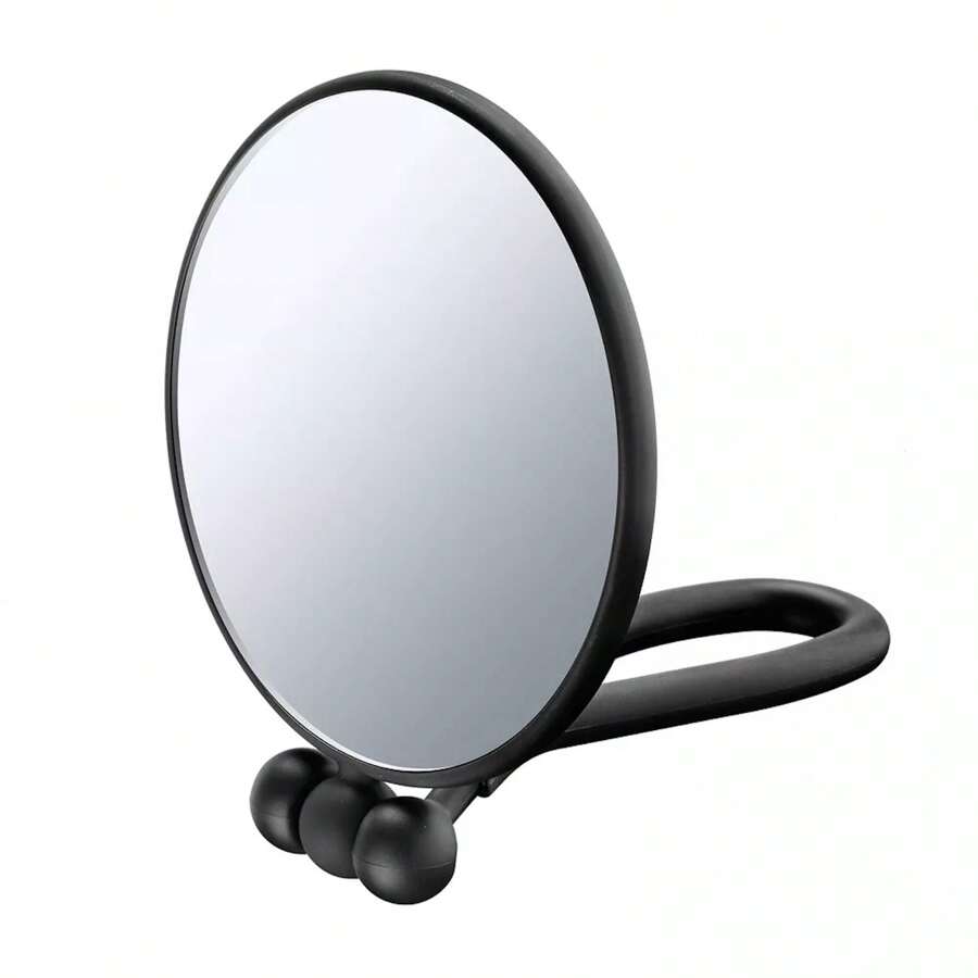 CONAIR Perfect Position 2-Sided Round Mirror - Black