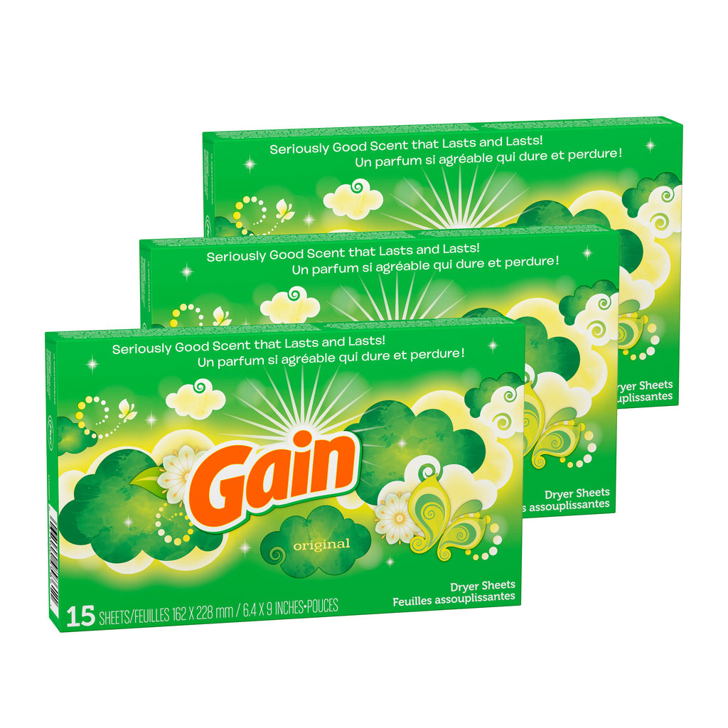 GAIN ORIGINAL DRYER SHEETS 160CT DS