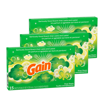 GAIN ORIGINAL DRYER SHEETS 160CT DS