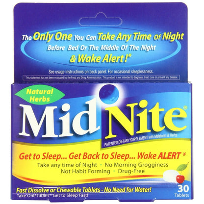 MIDNITE SLEEP CHEWTAB 30CT