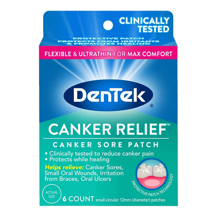 Dentek Canker Relief Patch 6 Count