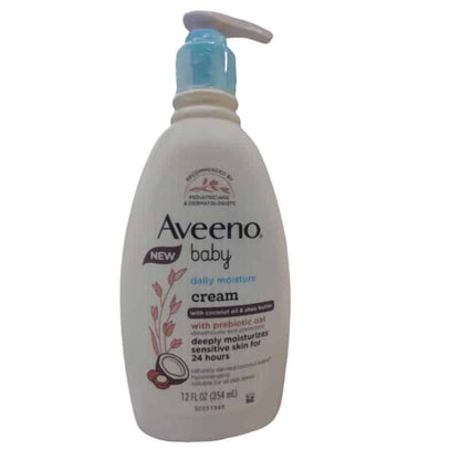 Aveeno Baby Cream Daily Moisture 12oz Coconut Oil&Shea