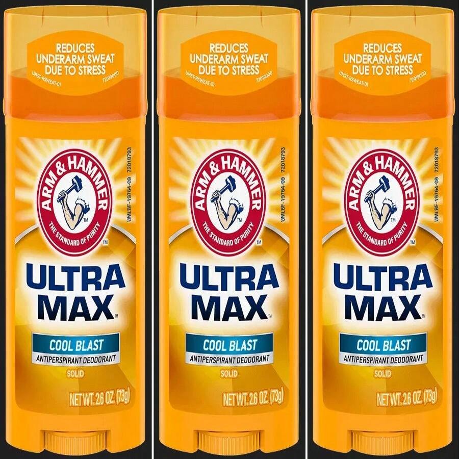 Arm & Hammer Deodorant 2.6oz Solid Ultra Max Cool Blast