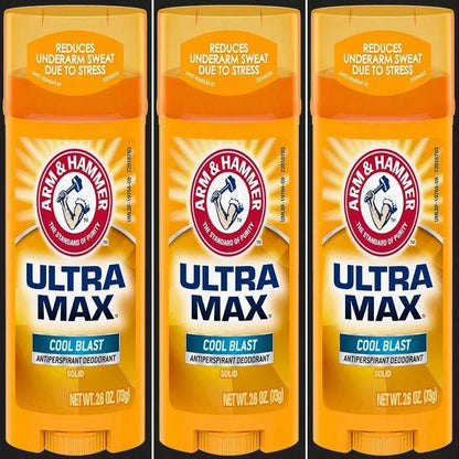 Arm & Hammer Deodorant 2.6oz Solid Ultra Max Cool Blast