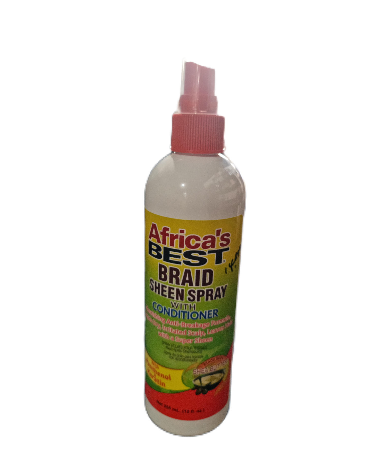 Africas Best Braid Sheen Spray With Conditioner 12oz
