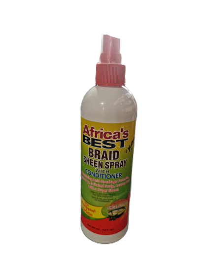 Africas Best Braid Sheen Spray With Conditioner 12oz