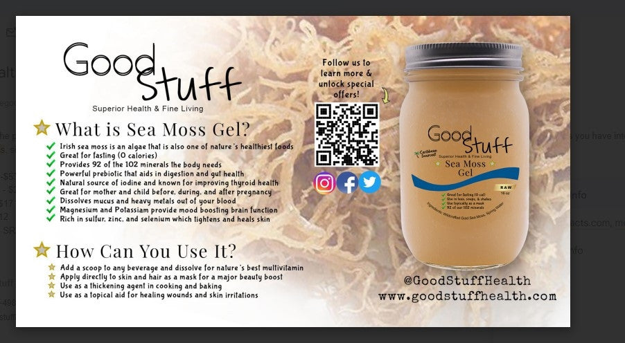 SEA MOSS G&G CONDITIONER 8OZ