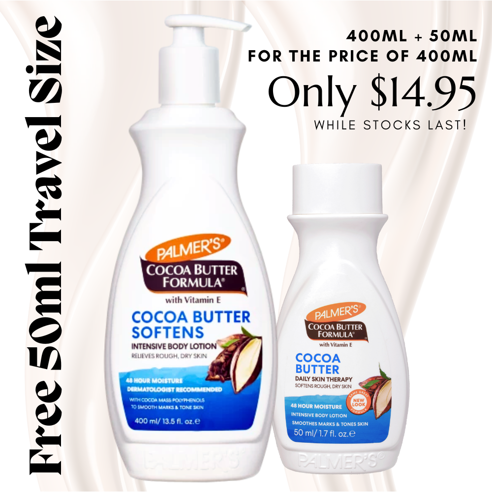 Palmers Cocoa Butter Lotion With Vitamin-E 12oz Bonus