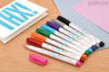 Zebra Zensations Funwari Fude Colored Brush Pen Set - Assorted Colors, 6 count
