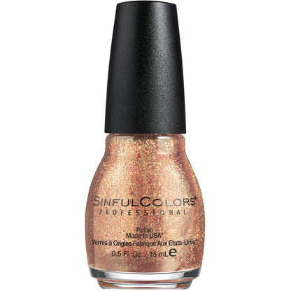 SinfulColors Professional Nail Polish 830 Pinky Glitter