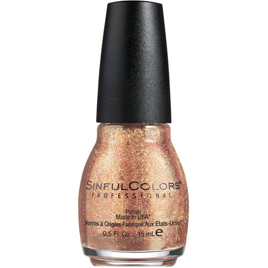 SinfulColors Professional Nail Polish 830 Pinky Glitter