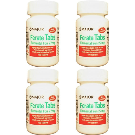 FERATE 27 MG TAB 100