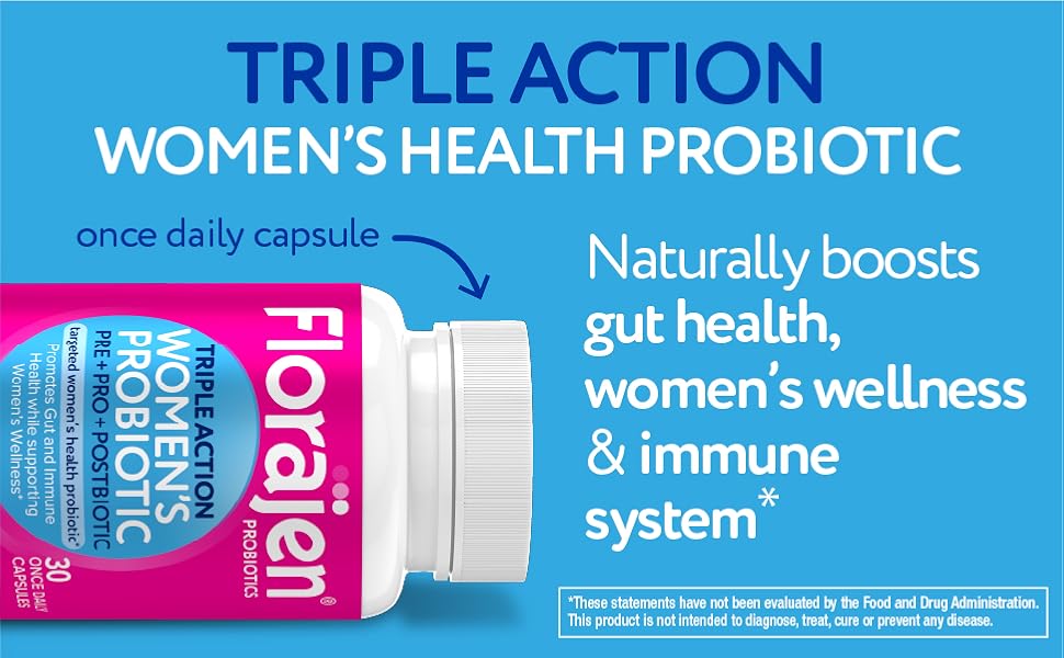 FLORAJEN TRIPLE ACTION PROBIOTIC CAP 30