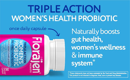 FLORAJEN TRIPLE ACTION PROBIOTIC CAP 30