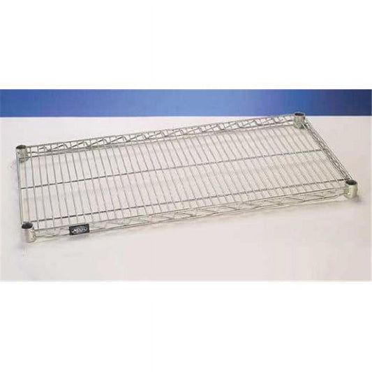 WIRE SHELF 18"X 30" STAINLESS 4 CT DS