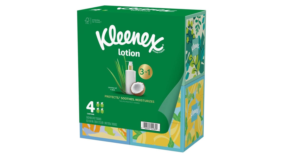 KLEENEX LOTION FACIAL TSU 27X60CT