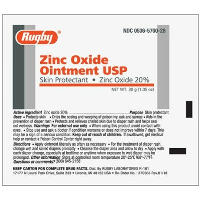 ZINC OXIDE 20% ONT 60 GM