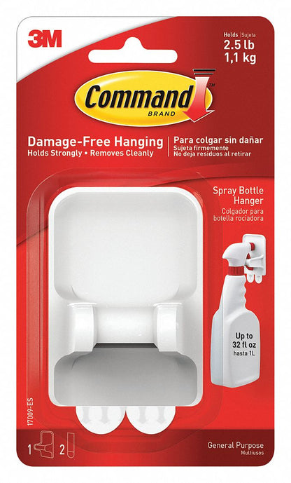 Command Spray Bottle Hanger - White