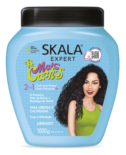 Skala Mais Cachos 2-In-1 Leave -In Treatment Cream 35.2oz