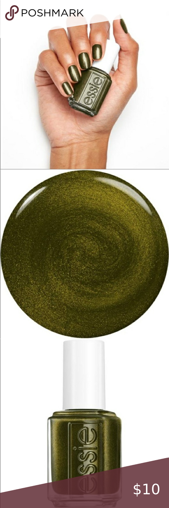 essie vegan nail polish, limited edition fall 2021 collection, high voltage vinyl, 0.46 fl oz